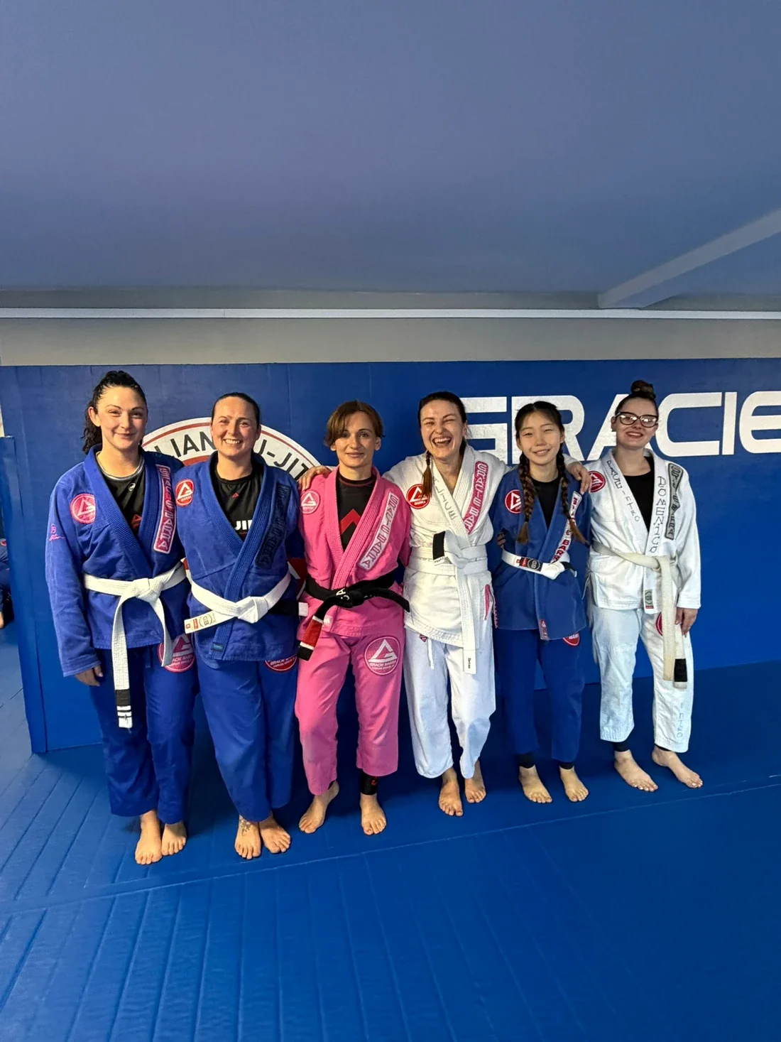 Women from the Gracie Barra Bath community