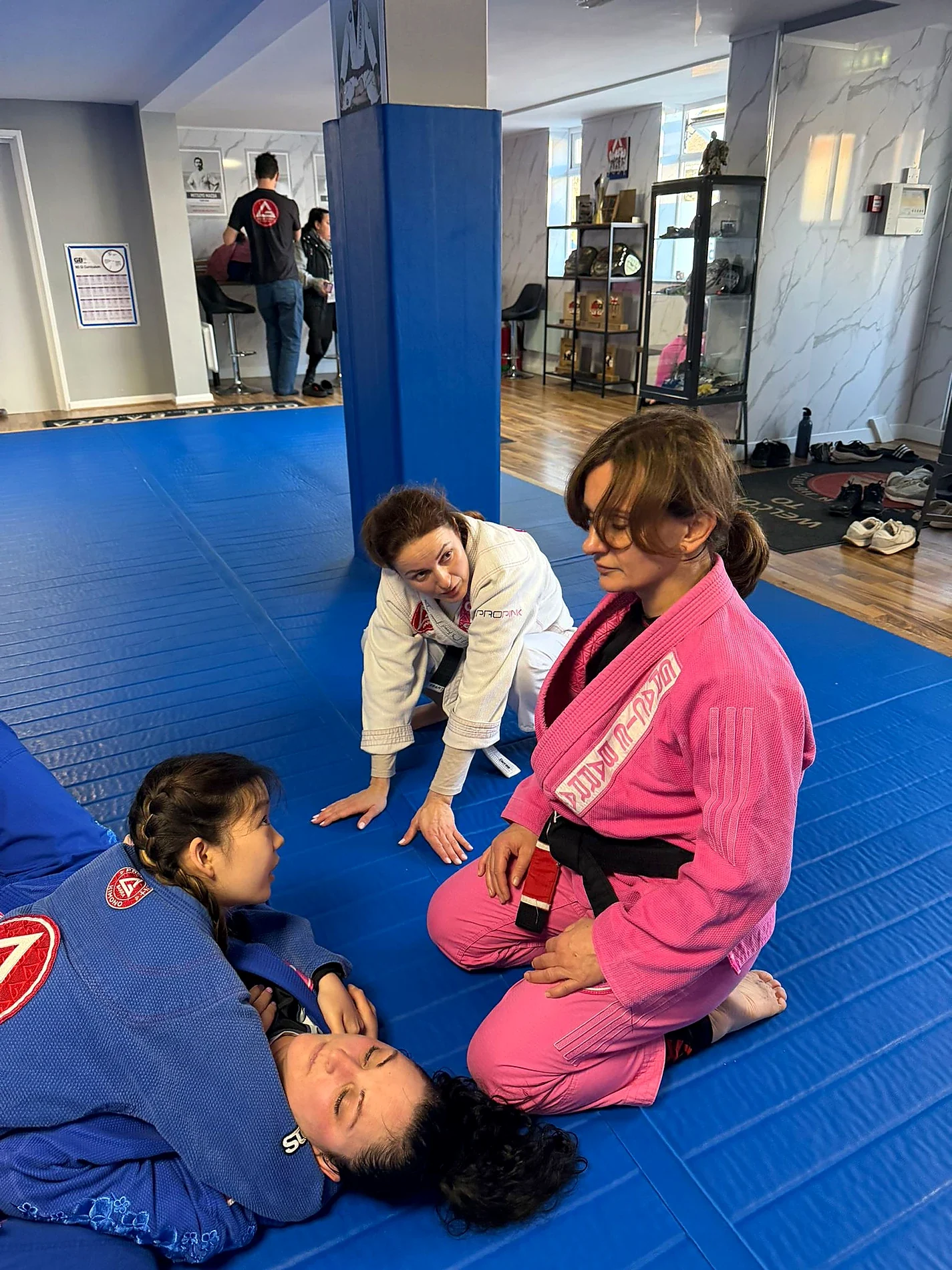 Brazilian Jiu‑Jitsu training partner drill
