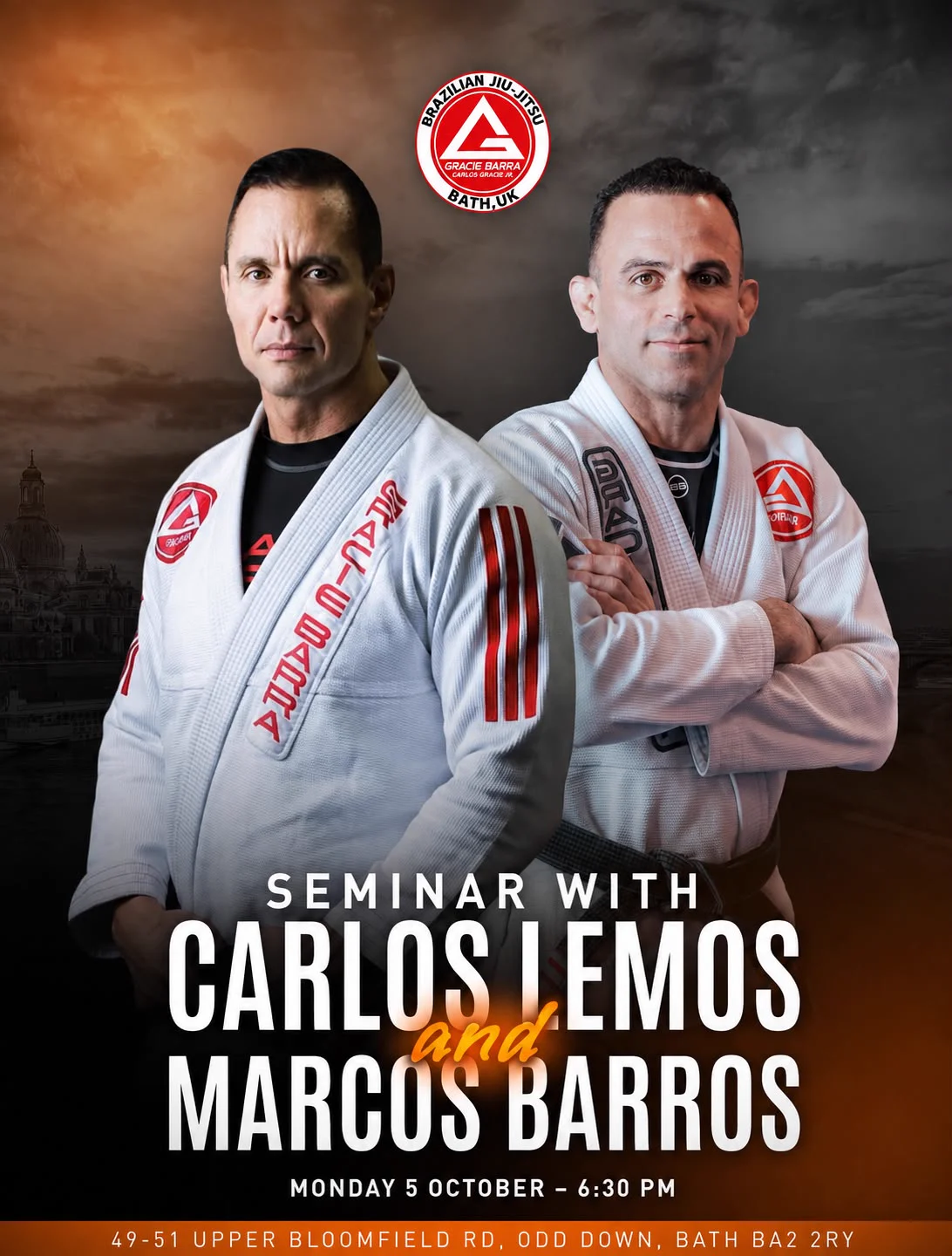 Seminar with Carlos Lemos and Marcos Barros at Gracie Barra Bath